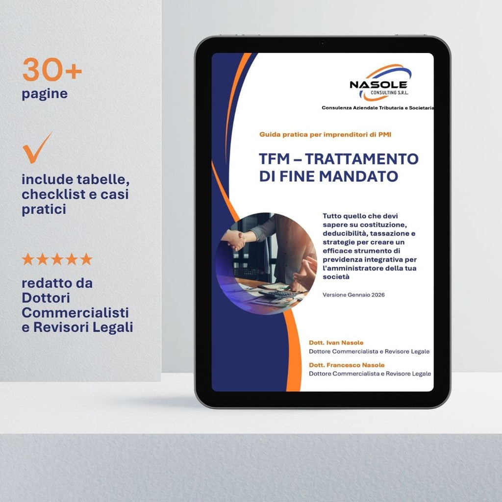 TFM: la guida per il trattamento di fine mandato