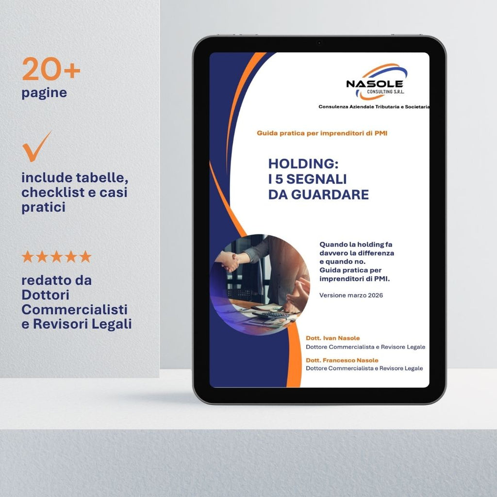Holding: i 5 segnali da guardare