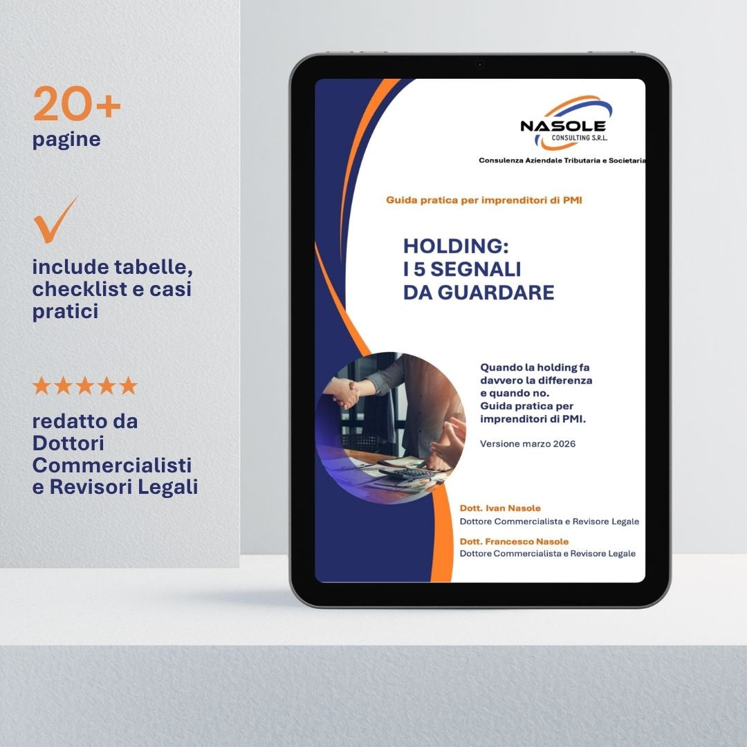 Holding: i 5 segnali da guardare