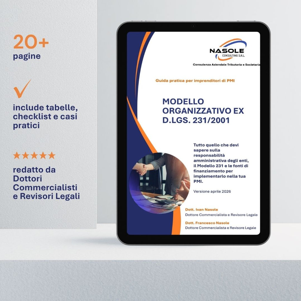 Modello Organizzativo Ex D.Lgs. 231/2001 Guida Pratica per PMI